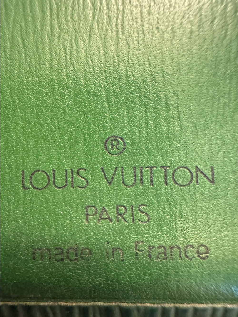 Vintage Louis Vuitton Portefeuille Viennois Borneo Green Gold Hardware 1996 COA - Picture 5 of 11
